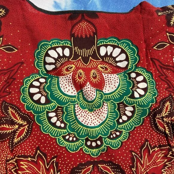 Vintage 70s Boho Hippy Floral Top Size small O/S - Picture 5 of 15